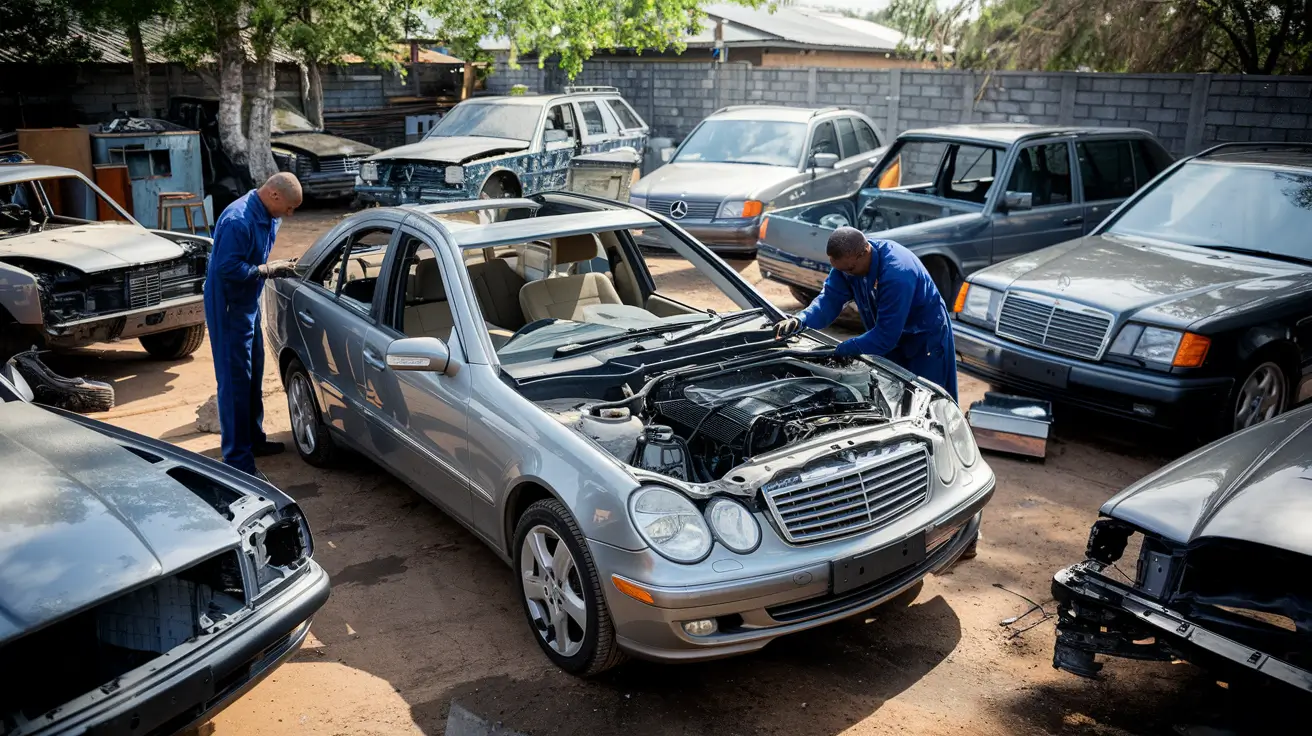 Mercedes-Benz scrap yard